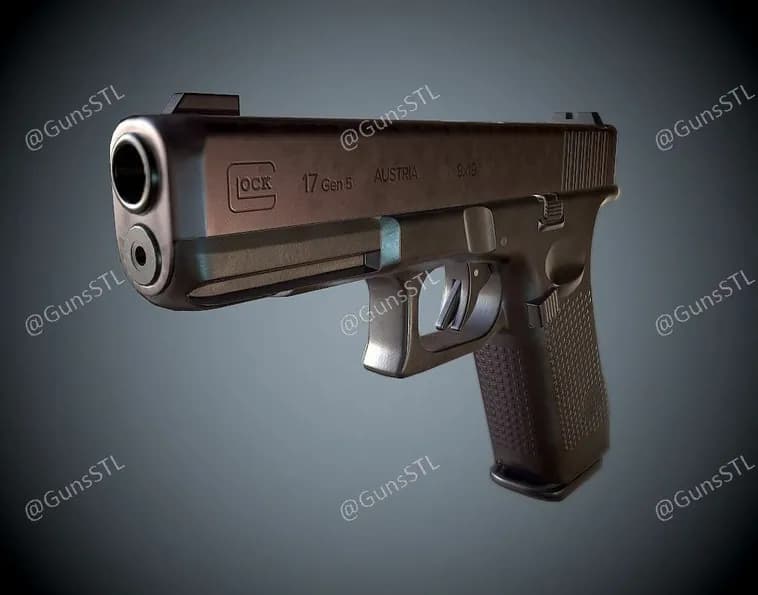 STL - Pistola Glock 17 Gen 5 2