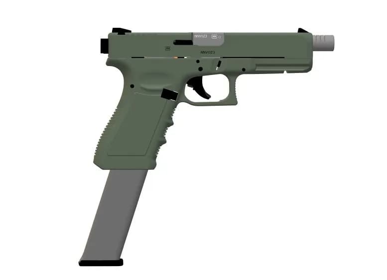 STL - Pistola Glock 17 modelo 3D