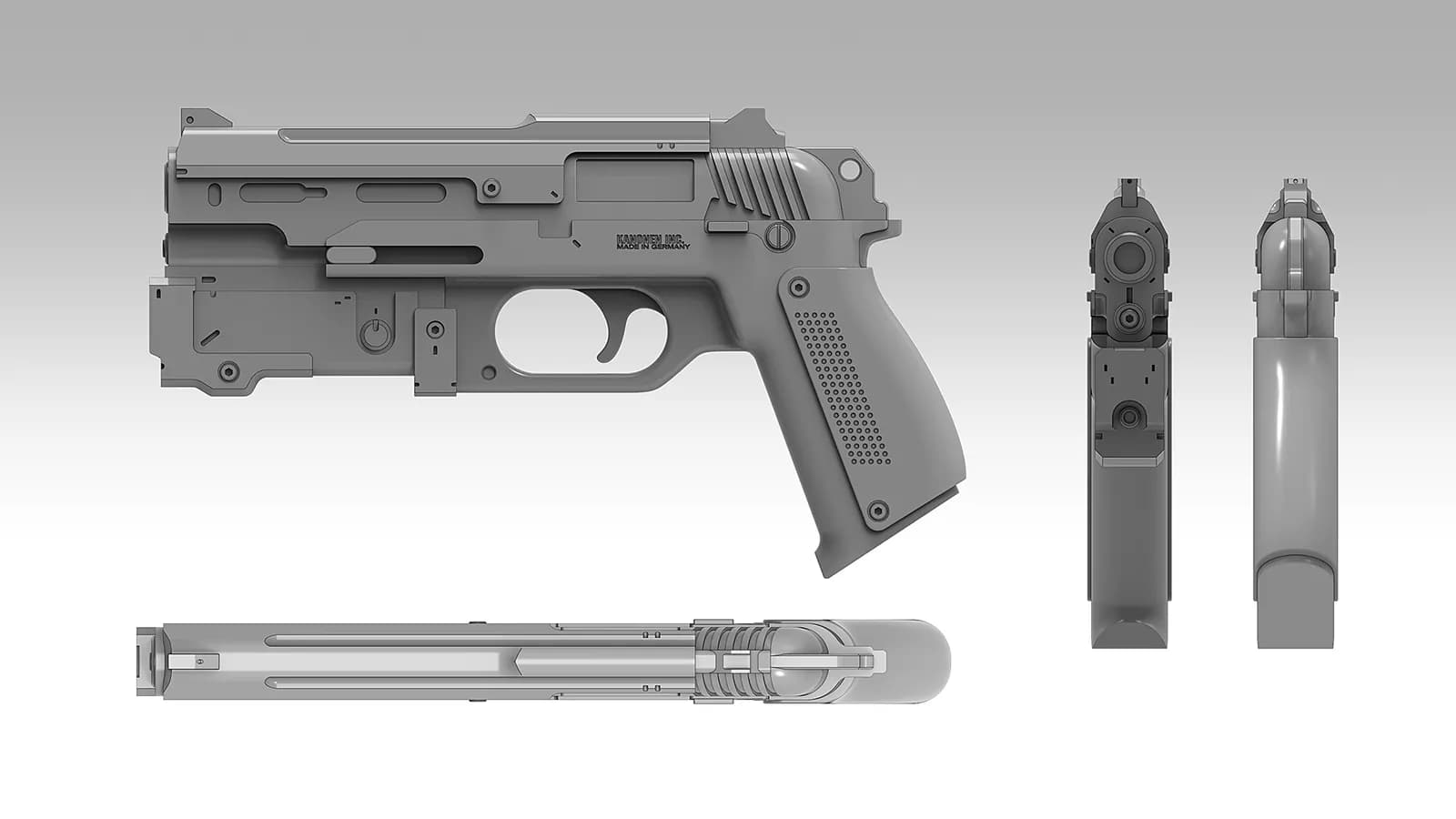STL - Pistola Holzfäller "Kanone"