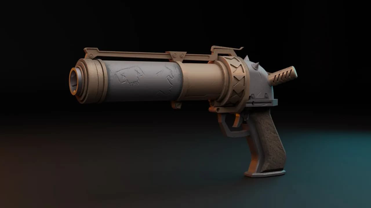 STL - Pistola Jixes Estilo Steampunk