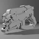 STL - Pistola M 5 Phalanx Mass Effect