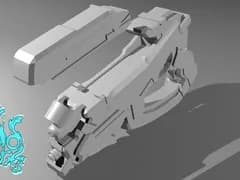 STL - Pistola M 5 Phalanx Mass Effect