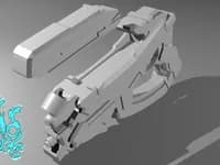 STL - Pistola M 5 Phalanx Mass Effect