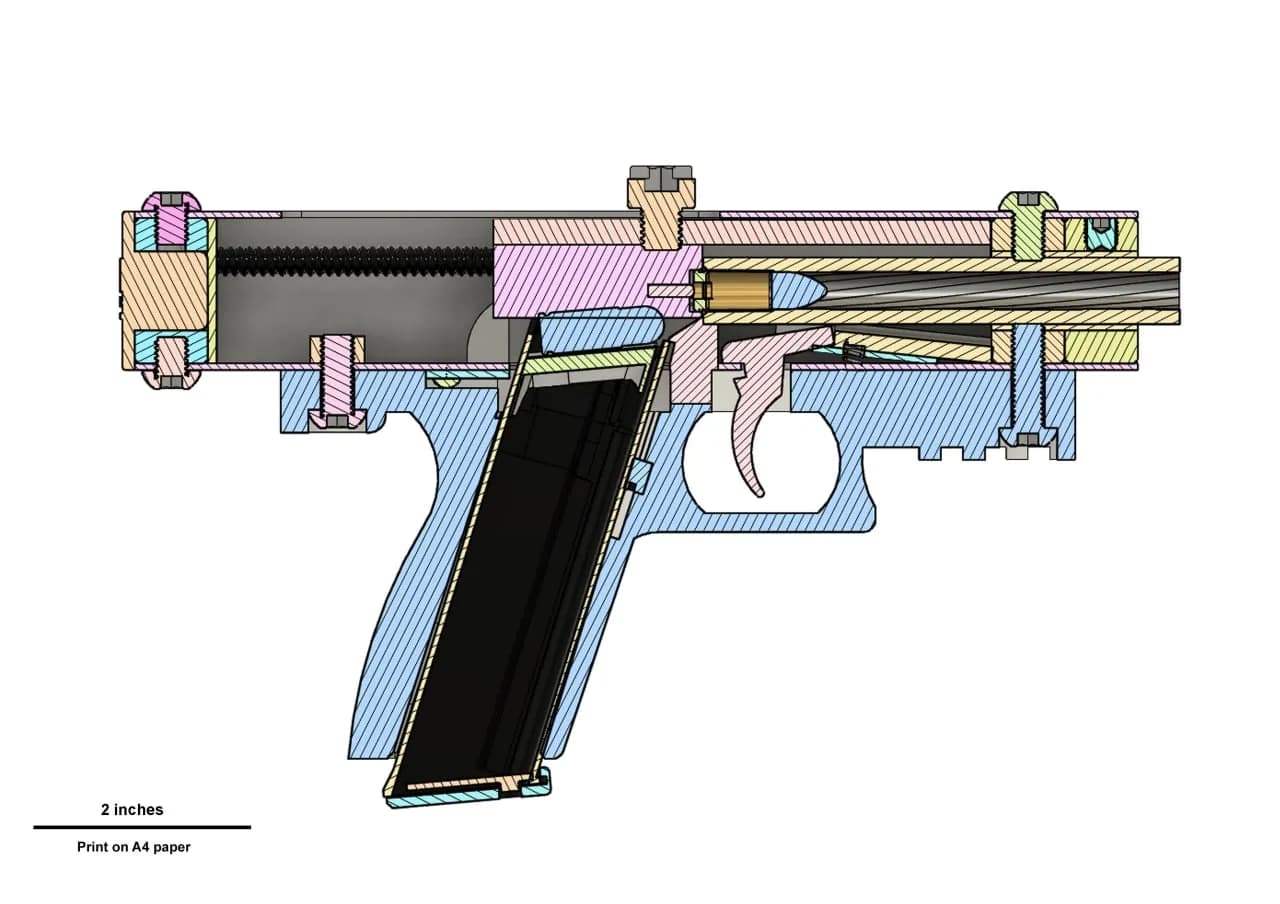 STL - Pistola Panther 9 MK2