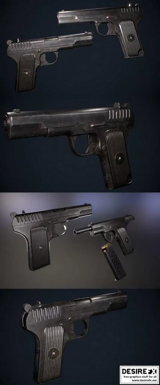 STL - Pistola TT 33