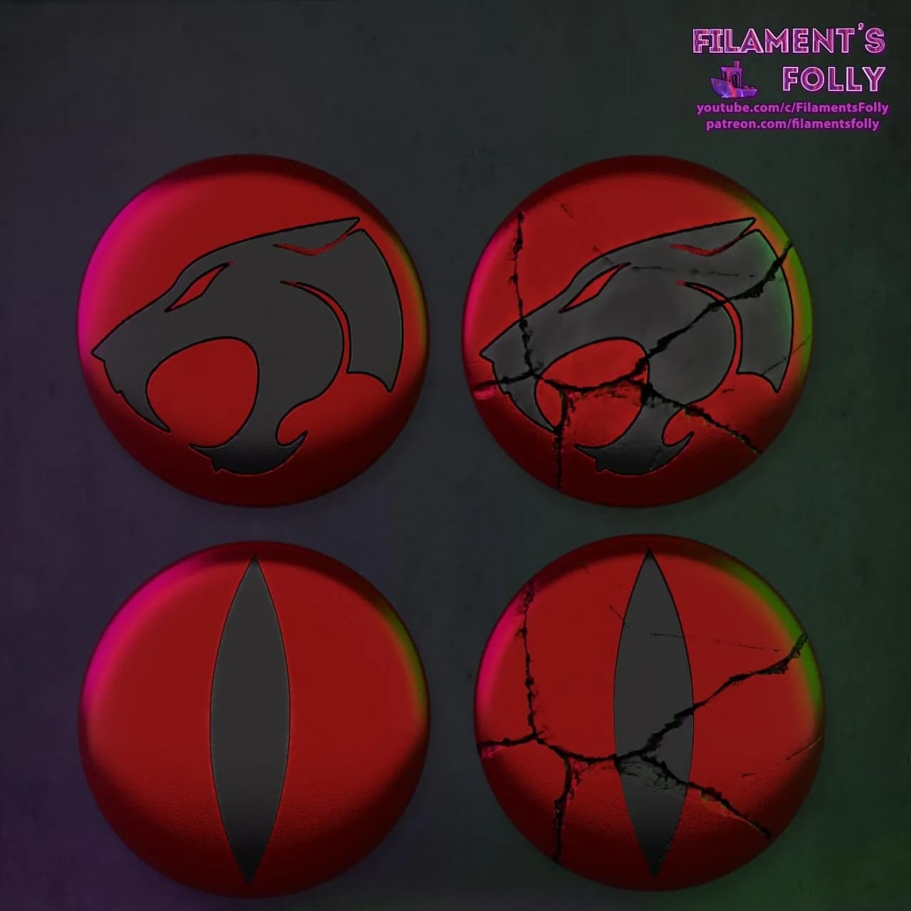 STL - Placa de pared Thundercats