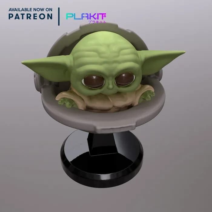 STL - plakit baby yoda star wars