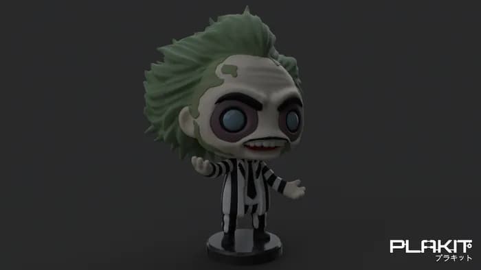 STL - plakit beetlejuice render 3
