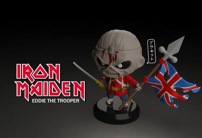 STL - plakit iron maiden eddie trooper