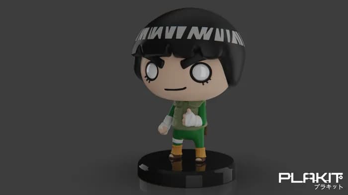 STL - plakit naruto rocklee