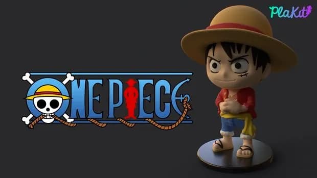 STL - plakit onepiece luffy
