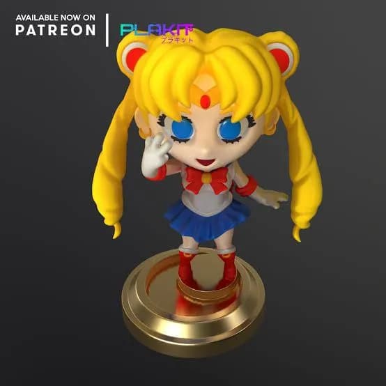 STL - plakit sailor moon stl
