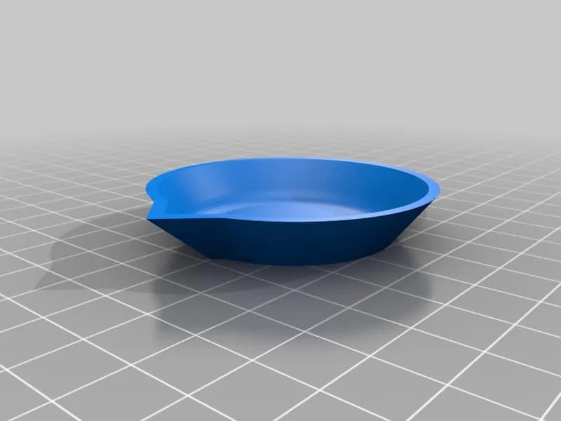 STL - Plato de mezcla para aerógrafo