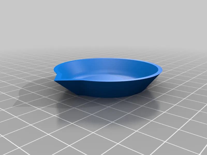 STL - Plato de mezcla para aerógrafo