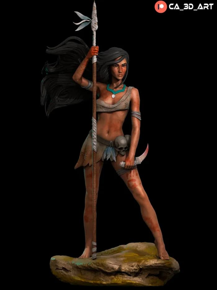 STL - pocahontas + nsfw