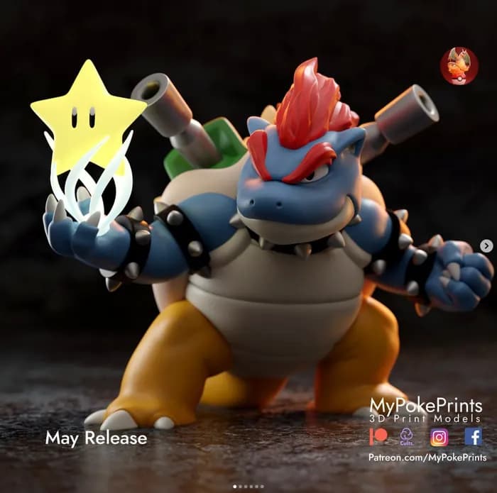 STL - pokémon mario cosplay