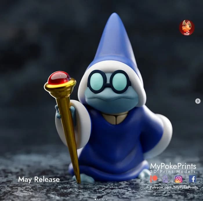 STL - pokémon mario cosplay render 2