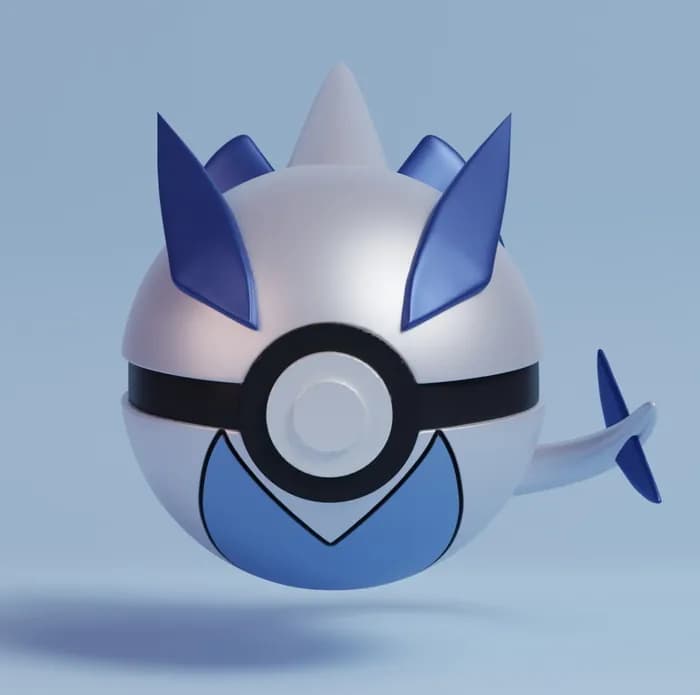 STL - pokeball lugia