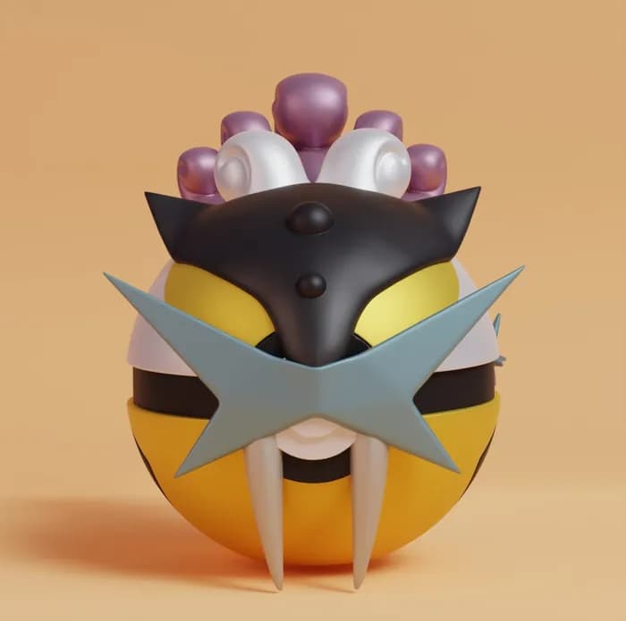 STL - pokeball raikou