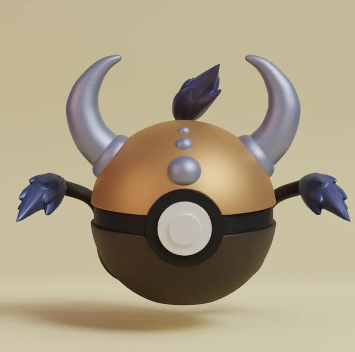 STL - pokeball tauros stl