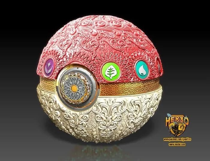 STL - Pokébola de Lujo