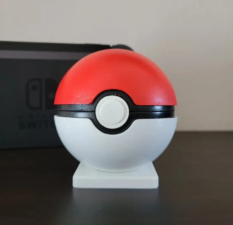 STL - Pokebola modelo coleccionable