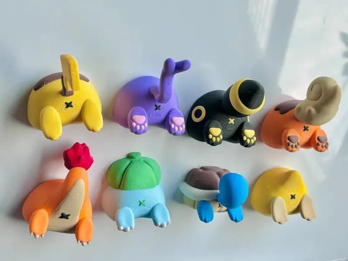 STL - pokemon butt magnets