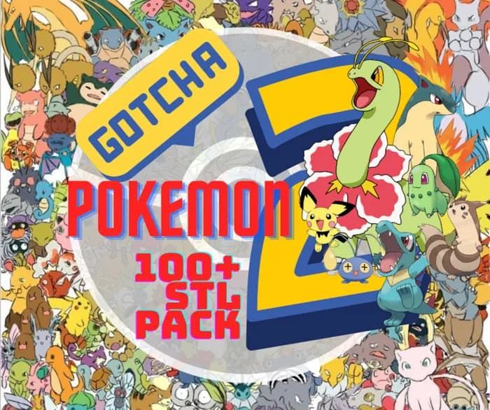 STL - pokemon gen 2 (by proprint3dx)