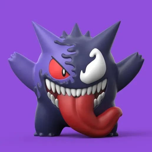 STL - pokemon venom gengar scrazyone