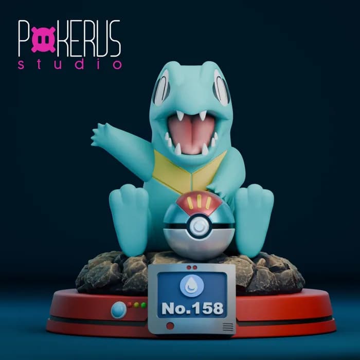 STL - pokerus studios totodile