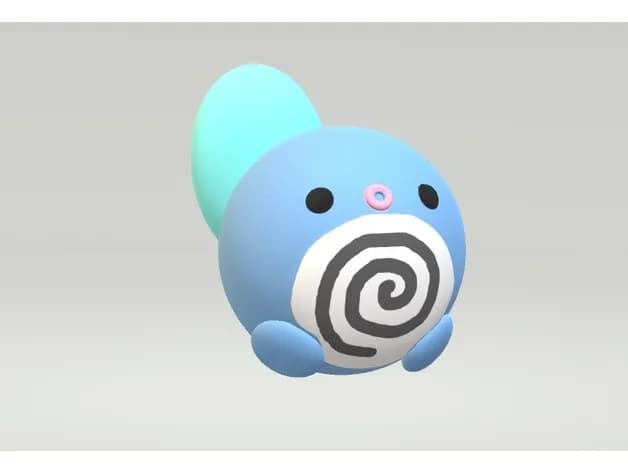 STL - Poliwag coleccionable