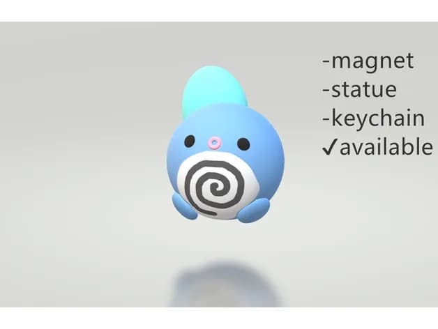 STL - Poliwag coleccionable