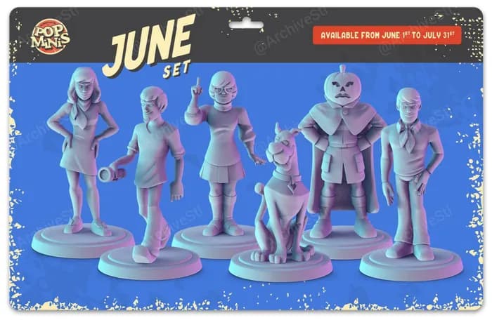 STL - pop minis scooby doo