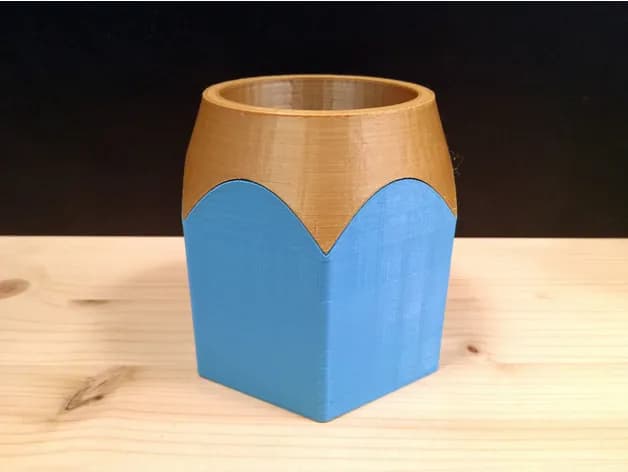 STL - Porta lápices diseño de lápiz