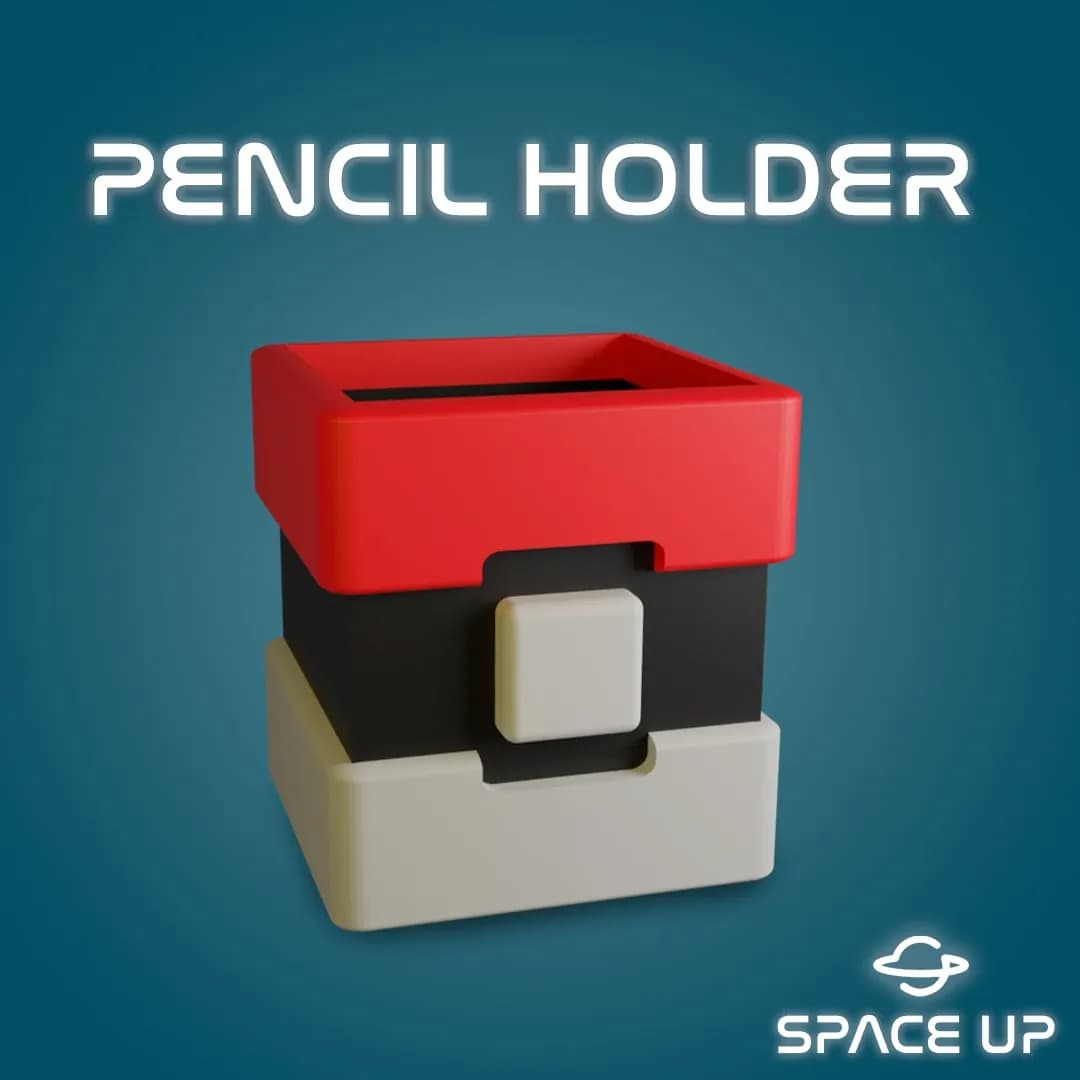 STL - Portalápices Pokebola