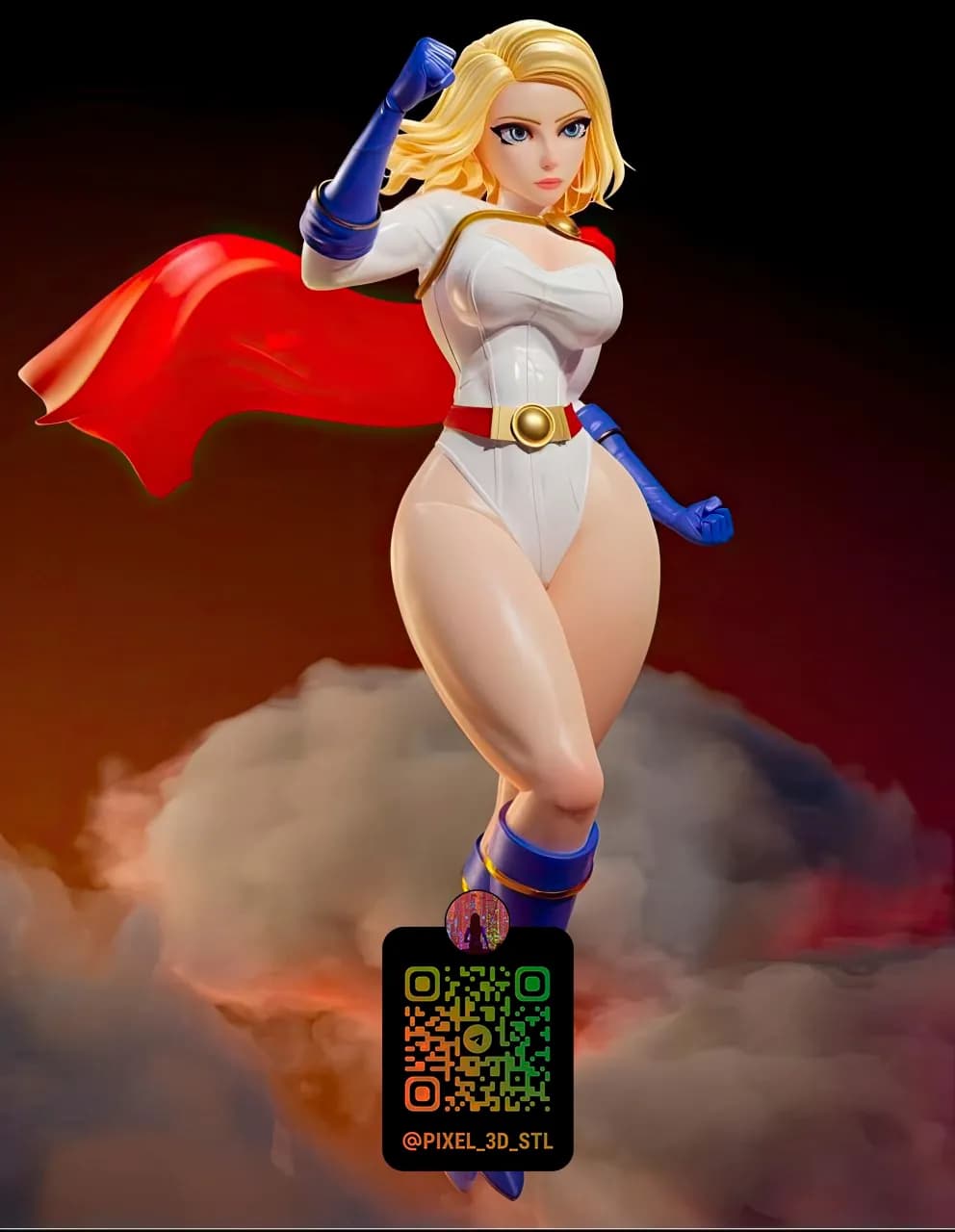 STL - Power Girl DC Comics 2