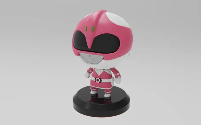 STL - power rangers pink