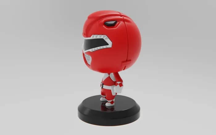 STL - power rangers red