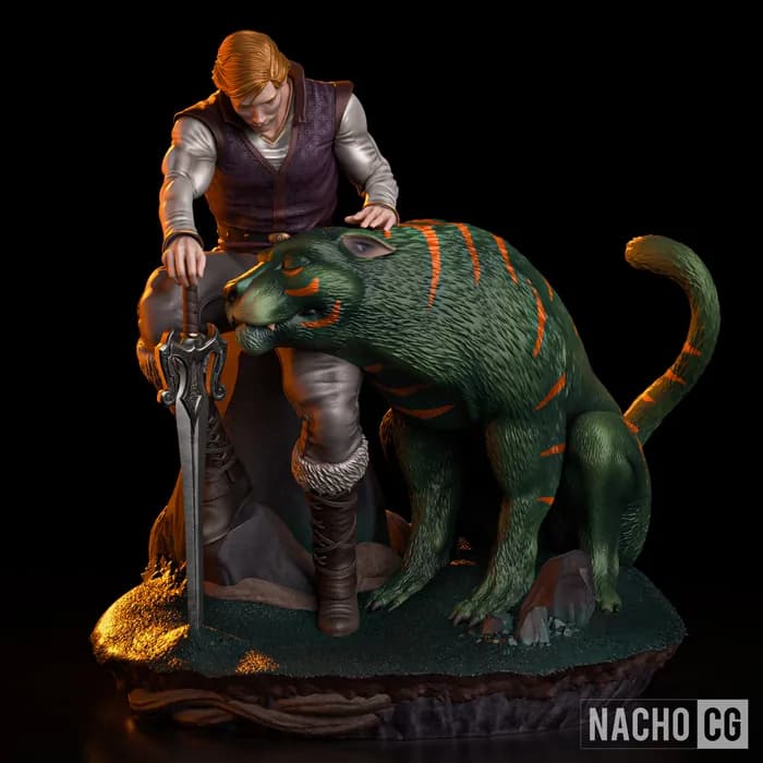 STL - Príncipe Adam y Panthor