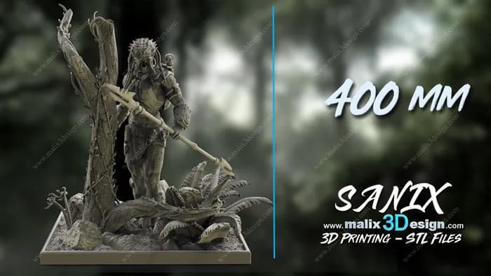 STL - Predator 1 figura detallada