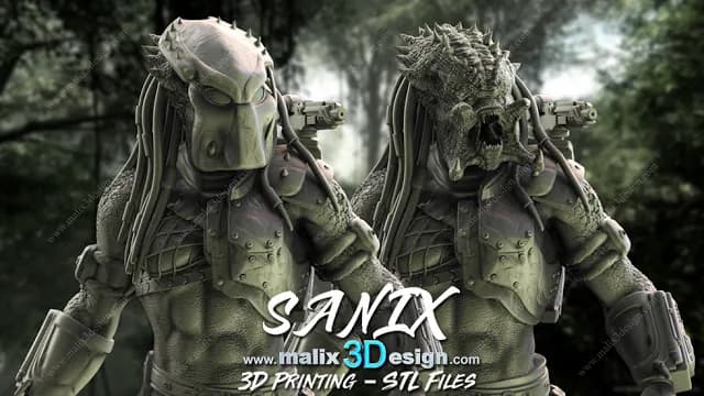 STL - Predator 1 figura detallada