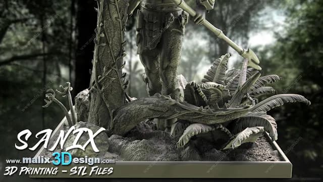 STL - Predator 1 figura detallada