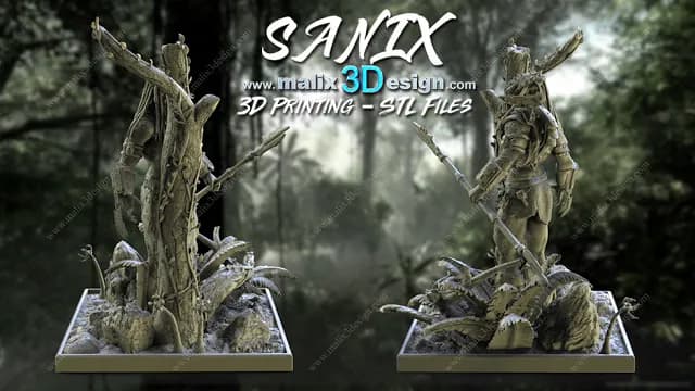 STL - Predator 1 figura detallada