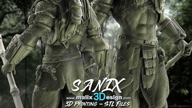STL - Predator 1 figura detallada