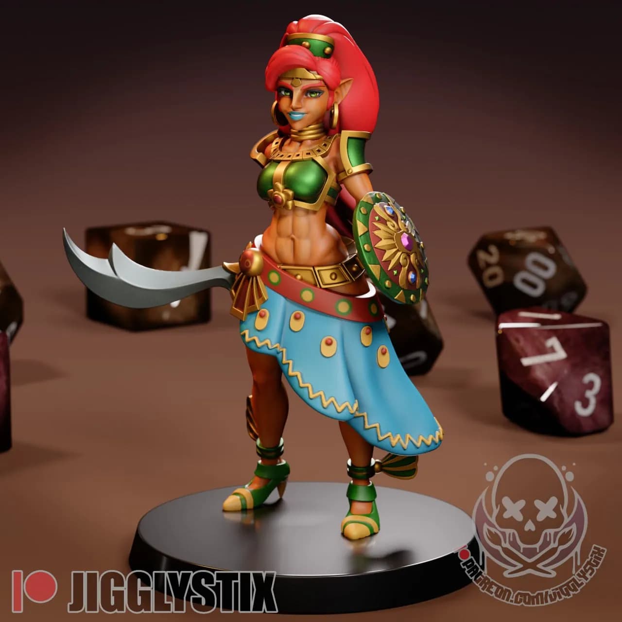 STL - Princesa Gerudo estilo anime