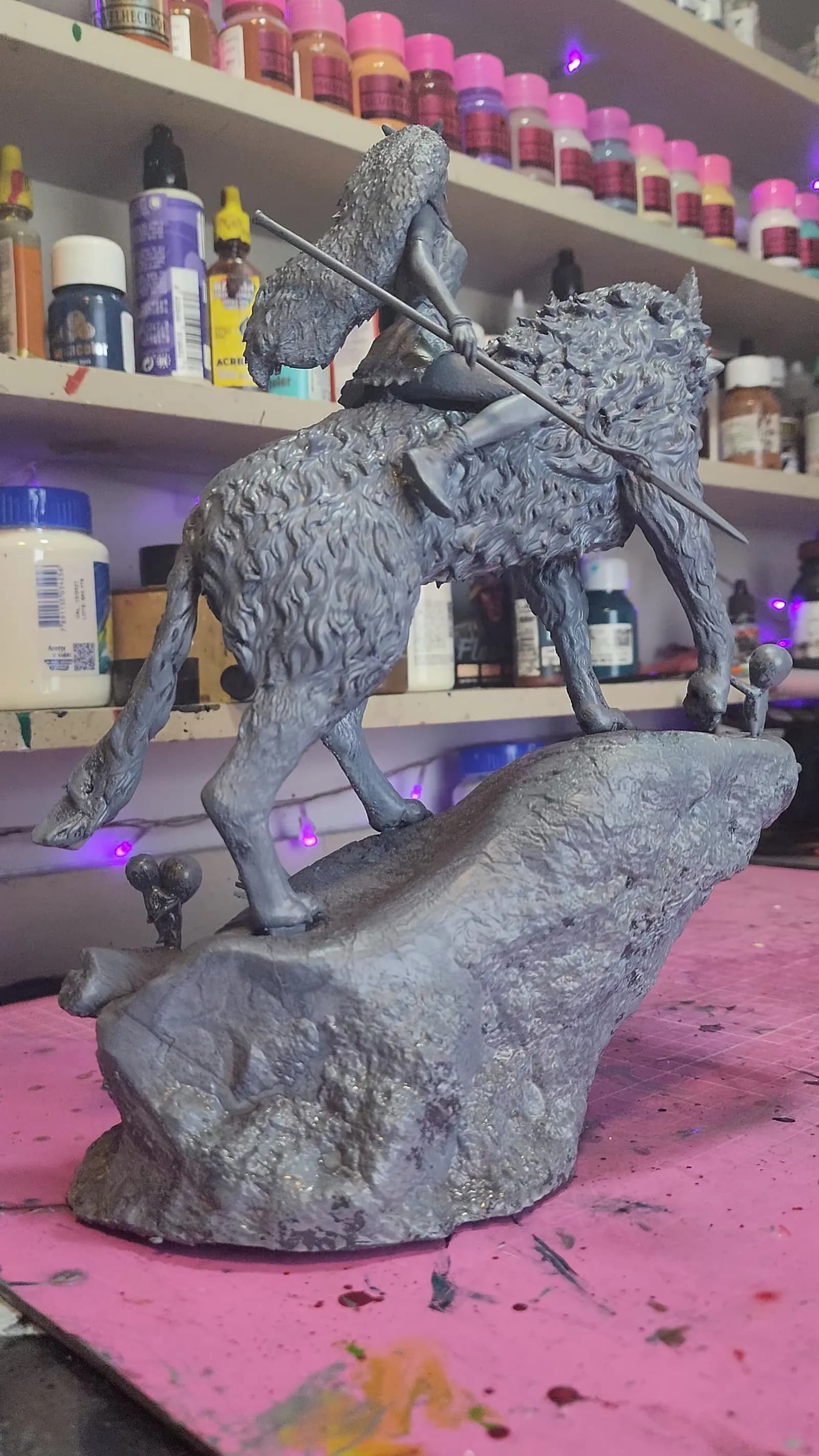 STL - Princesa Mononoke en lobo