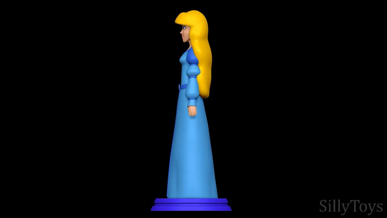 STL - Princesa Odette El Cisne Princesa render 3