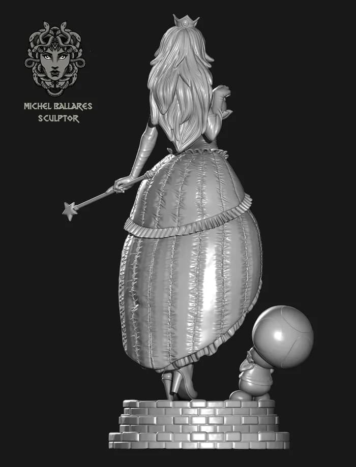 STL - Princesa Peach Sexy