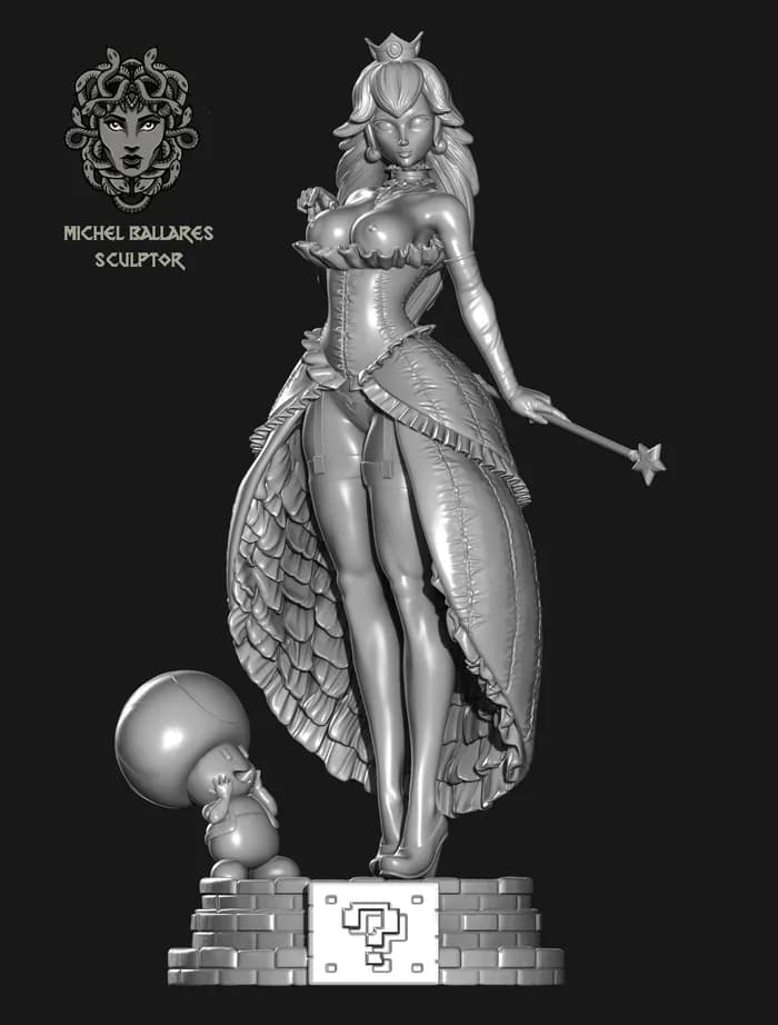 STL - Princesa Peach Sexy