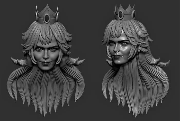 STL - princess peach stl